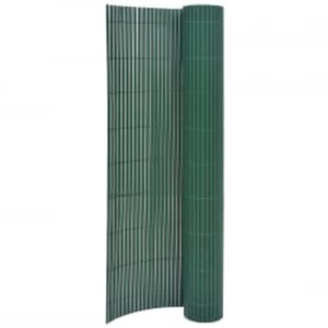 vidaXL, vidaXL Gartenzaun Doppelseitig 90x400 cm Grün, vidaXL Gartenzaun Doppelseitig 90x400 cm Grün