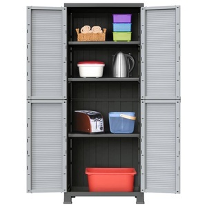vidaXL, vidaXL Kunststoffschrank 68x39x171,5 cm, vidaXL Kunststoffschrank 68x39x171,5 cm