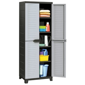 vidaXL, vidaXL Kunststoffschrank 65x45x181 cm, vidaXL Kunststoffschrank 65x45x181 cm