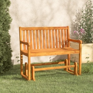 vidaXL, vidaXL Garten-Schaukelbank 110 cm Massivholz Akazie, vidaXL Garten-Schaukelbank 110 cm Massivholz Akazie