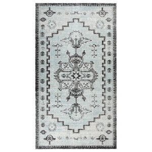 vidaXL, vidaXL Outdoor-Teppich Flachgewebe 115x170 cm Grün und Grau, vidaXL Outdoor-Teppich Flachgewebe 115x170 cm Grün und Grau
