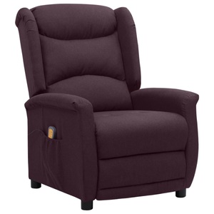 vidaXL, vidaXL Massagesessel Lila Stoff, 