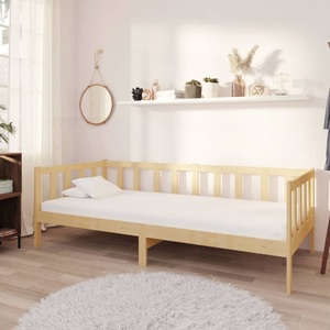 vidaXL, vidaXL Tagesbett mit Matratze 90x200 cm Kiefer Massivholz, 