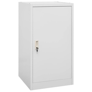 vidaXL, vidaXL Sattelschrank Hellgrau 53x53x105 cm Stahl, vidaXL Sattelschrank Hellgrau 53x53x105 cm Stahl