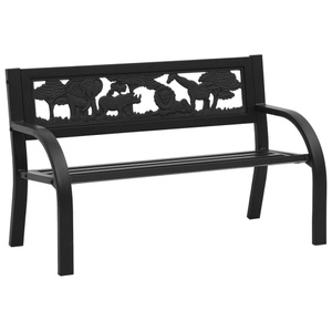 vidaXL, vidaXL Kinder-Gartenbank 86 cm Stahl