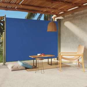 vidaXL, vidaXL Seitenmarkise Ausziehbar 220x300 cm Blau, 