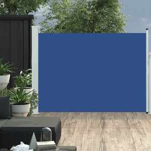 vidaXL, vidaXL Seitenmarkise Ausziehbar 117x500 cm Blau, 