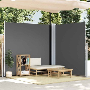 vidaXL, vidaXL Seitenmarkise Ausziehbar Anthrazit 220x600 cm, 