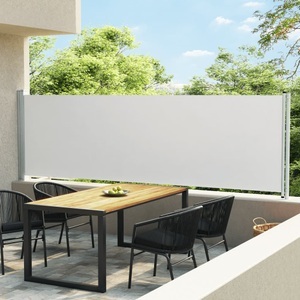 vidaXL, vidaXL Seitenmarkise Ausziehbar 140x600 cm Creme, vidaXL Seitenmarkise Ausziehbar 140x600 cm Creme