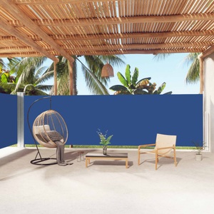 vidaXL, vidaXL Seitenmarkise Ausziehbar Blau 180x1000 cm