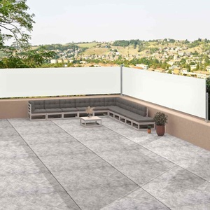 vidaXL, vidaXL Seitenmarkise Ausziehbar Creme 117x1200 cm, vidaXL Seitenmarkise Ausziehbar Creme 117x1200 cm