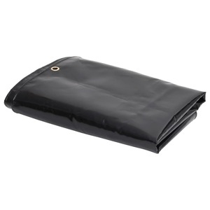 vidaXL, vidaXL Abdeckplane 650 g/m² 3x4 m Schwarz, vidaXL Abdeckplane 650 g/m² 3x4 m Schwarz