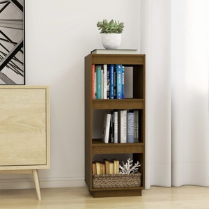 vidaXL, vidaXL Bücherregal/Raumteiler Honigbraun Massivholz Kiefer
