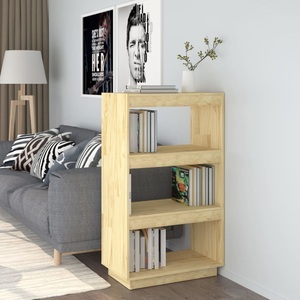 vidaXL, vidaXL Bücherregal/Raumteiler 60x35x103 cm Massivholz Kiefer