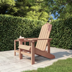 vidaXL, vidaXL Adirondack-Gartenstuhl HDPE Braun, vidaXL Adirondack-Gartenstuhl HDPE Braun