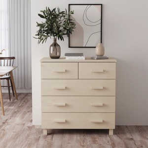 vidaXL, vidaXL Sideboard HAMAR Honigbraun 79x40x80 cm Massivholz Kiefer