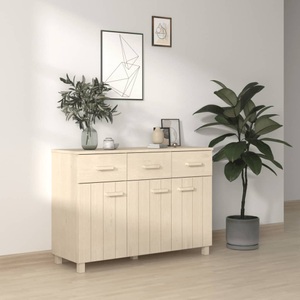 vidaXL, vidaXL Sideboard HAMAR Honigbraun 113x40x80 cm Massivholz Kiefer, 