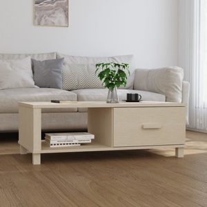 vidaXL, vidaXL Couchtisch Honigbraun 100x55x35 cm Massivholz Kiefer