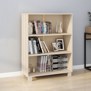 vidaXL, vidaXL Bücherregal Honigbraun 85x35x112 cm Massivholz Kiefer