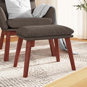 vidaXL, vidaXL Fußhocker Taupe 45x29,5x35 cm Stoff