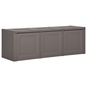 vidaXL, vidaXL Kissenbox Grau 125x40x42 cm 130 L, 