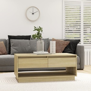 vidaXL, vidaXL Couchtisch Sonoma-Eiche 102,5x55x44 cm Holzwerkstoff