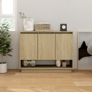 vidaXL, vidaXL Sideboard Sonoma-Eiche 97x31x75 cm Holzwerkstoff, vidaXL Sideboard Sonoma-Eiche 97x31x75 cm Holzwerkstoff