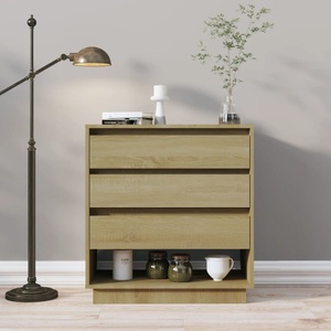 vidaXL, vidaXL Sideboard Sonoma-Eiche 70x41x75 cm Holzwerkstoff, vidaXL Sideboard Sonoma-Eiche 70x41x75 cm Holzwerkstoff