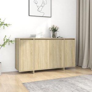 vidaXL, vidaXL Sideboard Sonoma-Eiche 135x41x75 cm Holzwerkstoff, vidaXL Sideboard Sonoma-Eiche 135x41x75 cm Holzwerkstoff