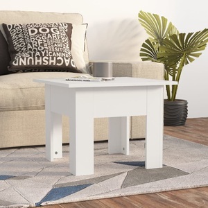 vidaXL, vidaXL Couchtisch Weiß 55x55x42 cm Holzwerkstoff