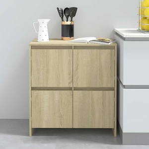 vidaXL, vidaXL Sideboard Sonoma-Eiche 70x41x75 cm Holzwerkstoff
