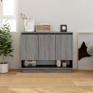 vidaXL, vidaXL Sideboard Grau Sonoma 97x31x75 cm Holzwerkstoff