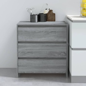 vidaXL, vidaXL Sideboard Grau Sonoma 70x41x75 cm Holzwerkstoff