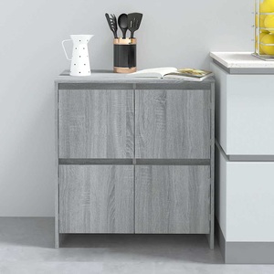 vidaXL, vidaXL Sideboard Grau Sonoma 70x41x75 cm Holzwerkstoff