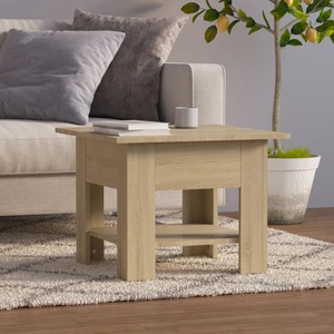 vidaXL, vidaXL Couchtisch Sonoma-Eiche 55x55x42 cm Holzwerkstoff