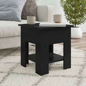 vidaXL, vidaXL Couchtisch Schwarz 40x40x42 cm Holzwerkstoff