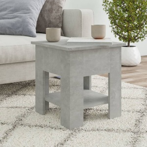 vidaXL, vidaXL Couchtisch Betongrau 40x40x42 cm Holzwerkstoff
