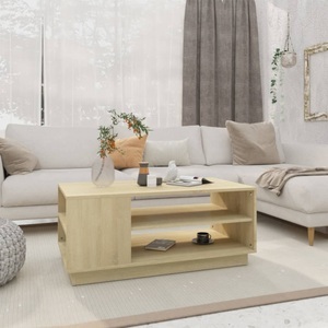 vidaXL, vidaXL Couchtisch Sonoma-Eiche 102x55x43 cm Holzwerkstoff