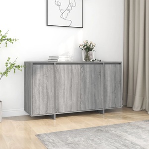 vidaXL, vidaXL Sideboard Grau Sonoma 135x41x75 cm Holzwerkstoff