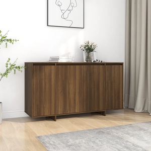 vidaXL, vidaXL Sideboard Braun Eichen-Optik 135x41x75 cm Holzwerkstoff