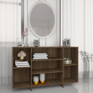 vidaXL, vidaXL Sideboard Braun Eichen-Optik 120x30x75 cm Holzwerkstoff