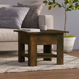 vidaXL, vidaXL Couchtisch Räuchereiche 55x55x42 cm Holzwerkstoff