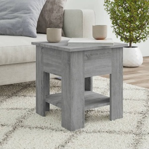 vidaXL, vidaXL Couchtisch Grau Sonoma 40x40x42 cm Holzwerkstoff