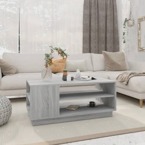 vidaXL, vidaXL Couchtisch Grau Sonoma 102x55x43 cm Holzwerkstoff