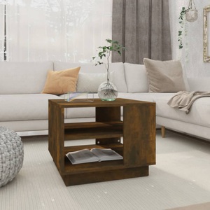 vidaXL, vidaXL Couchtisch Räuchereiche 55x55x43 cm Holzwerkstoff