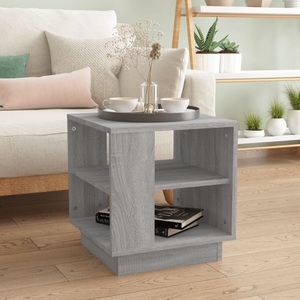 vidaXL, vidaXL Couchtisch Grau Sonoma 40x40x43 cm Holzwerkstoff