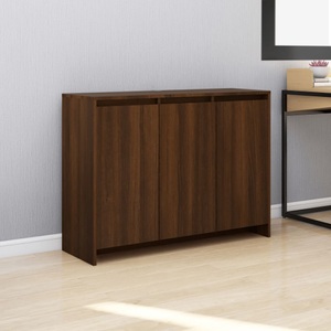 vidaXL, vidaXL Sideboard Eichen-Optik Braun 102x33x75 cm Holzwerkstoff
