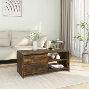 vidaXL, vidaXL Couchtisch Räuchereiche 102x50x45 cm Holzwerkstoff
