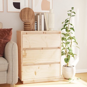 vidaXL, vidaXL Sideboard 60x34x75 cm Massivholz Kiefer