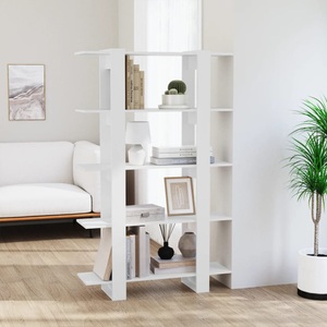 vidaXL, vidaXL Bücherregal/Raumteiler Weiß 100×30×160 cm, vidaXL Bücherregal/Raumteiler Weiß 100×30×160 cm
